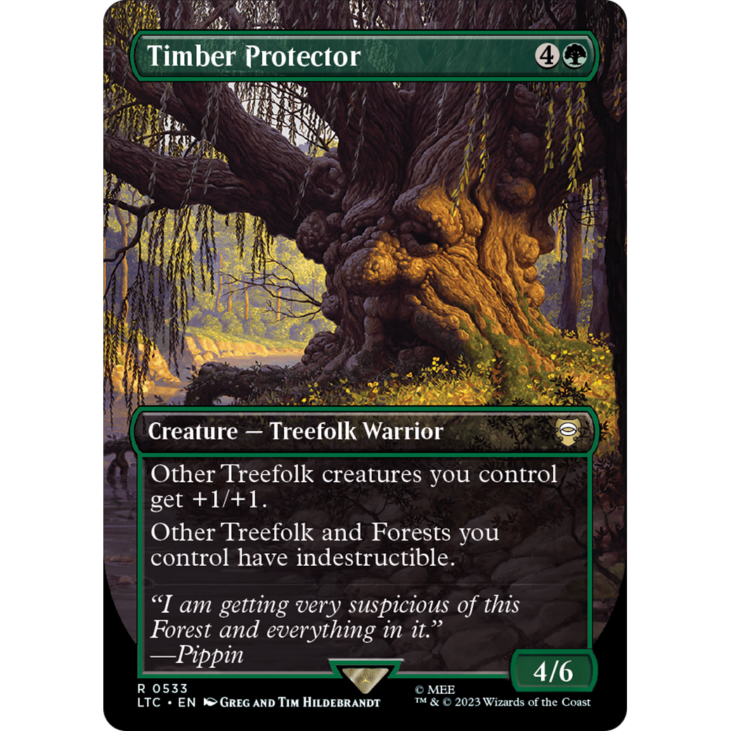 Timber Protector (LTC-533) - Tales of Middle-earth Commander (Borderless) Foil