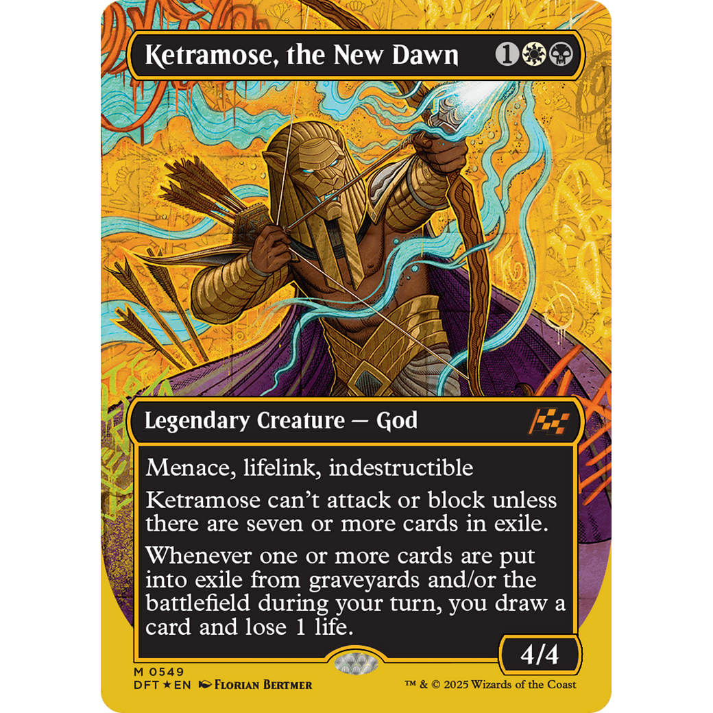 Ketramose, the New Dawn (DFT-549) - Aetherdrift (Borderless) Foil