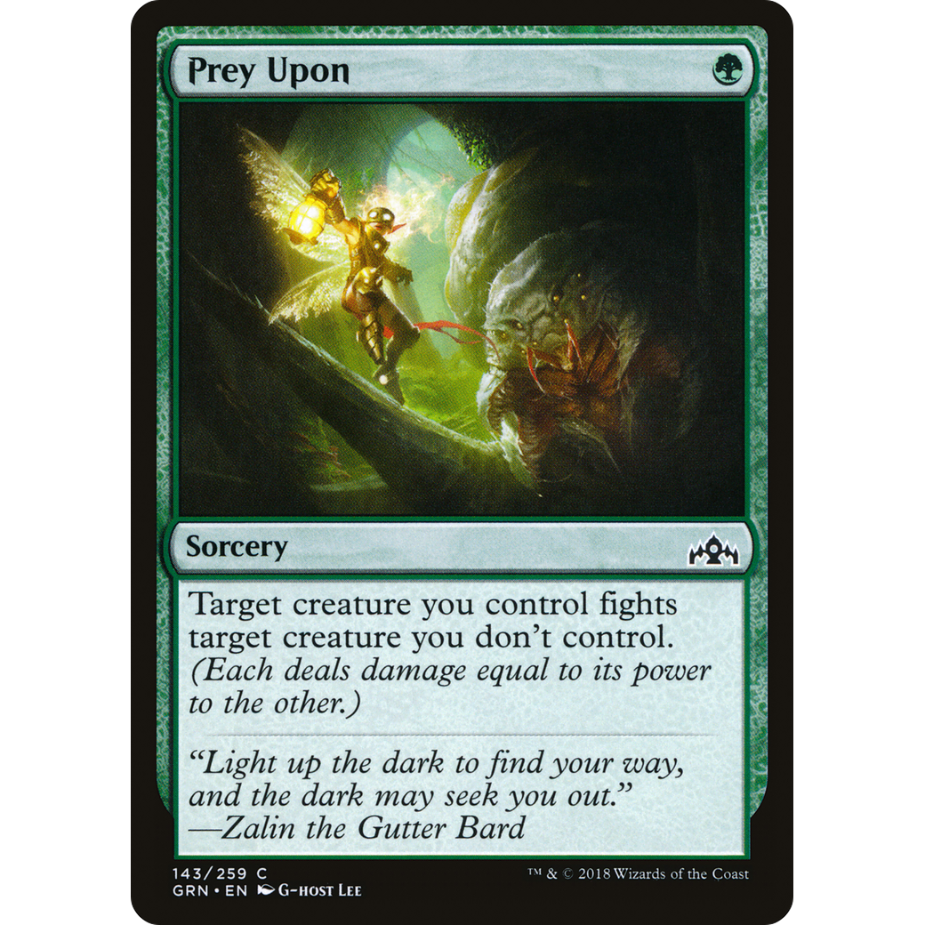 Prey Upon (GRN-143) - Guilds of Ravnica