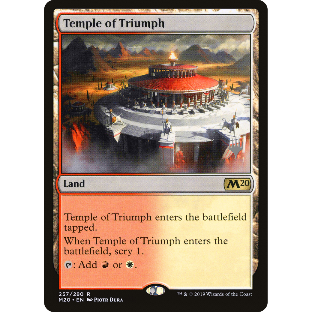 Temple of Triumph (PPM20-257) - Core Set 2020 Promos