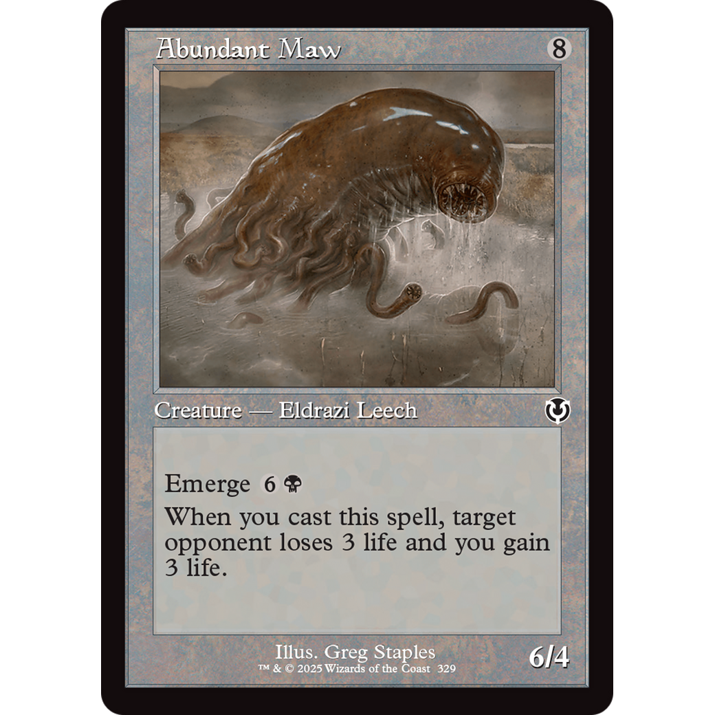 Abundant Maw (INR-329) - Innistrad Remastered Foil