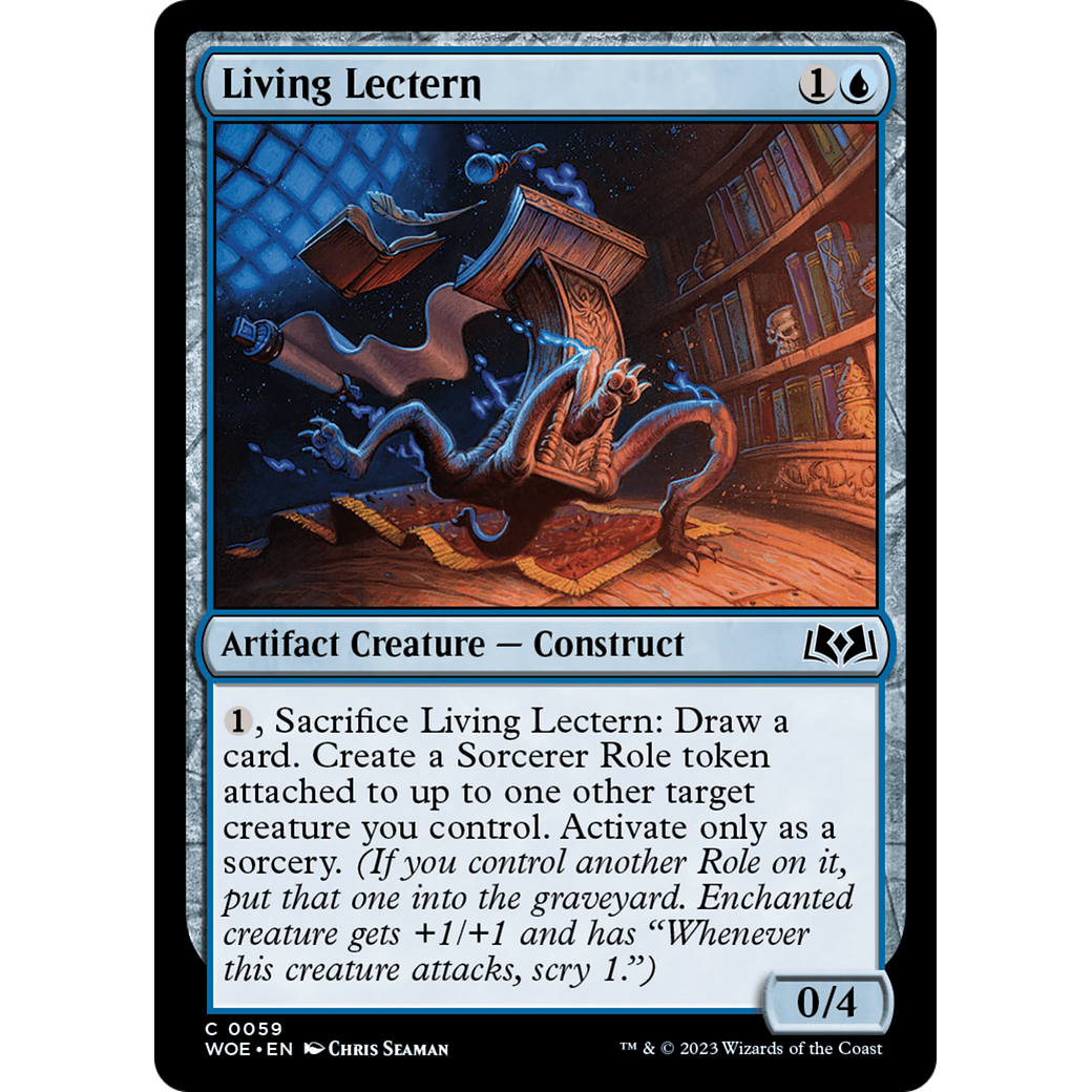 Living Lectern (WOE-059) - Wilds of Eldraine