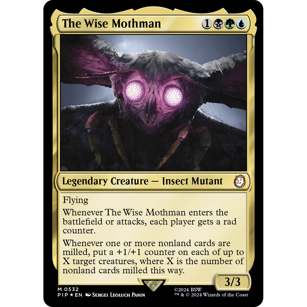 The Wise Mothman (PIP-532) - Fallout Foil