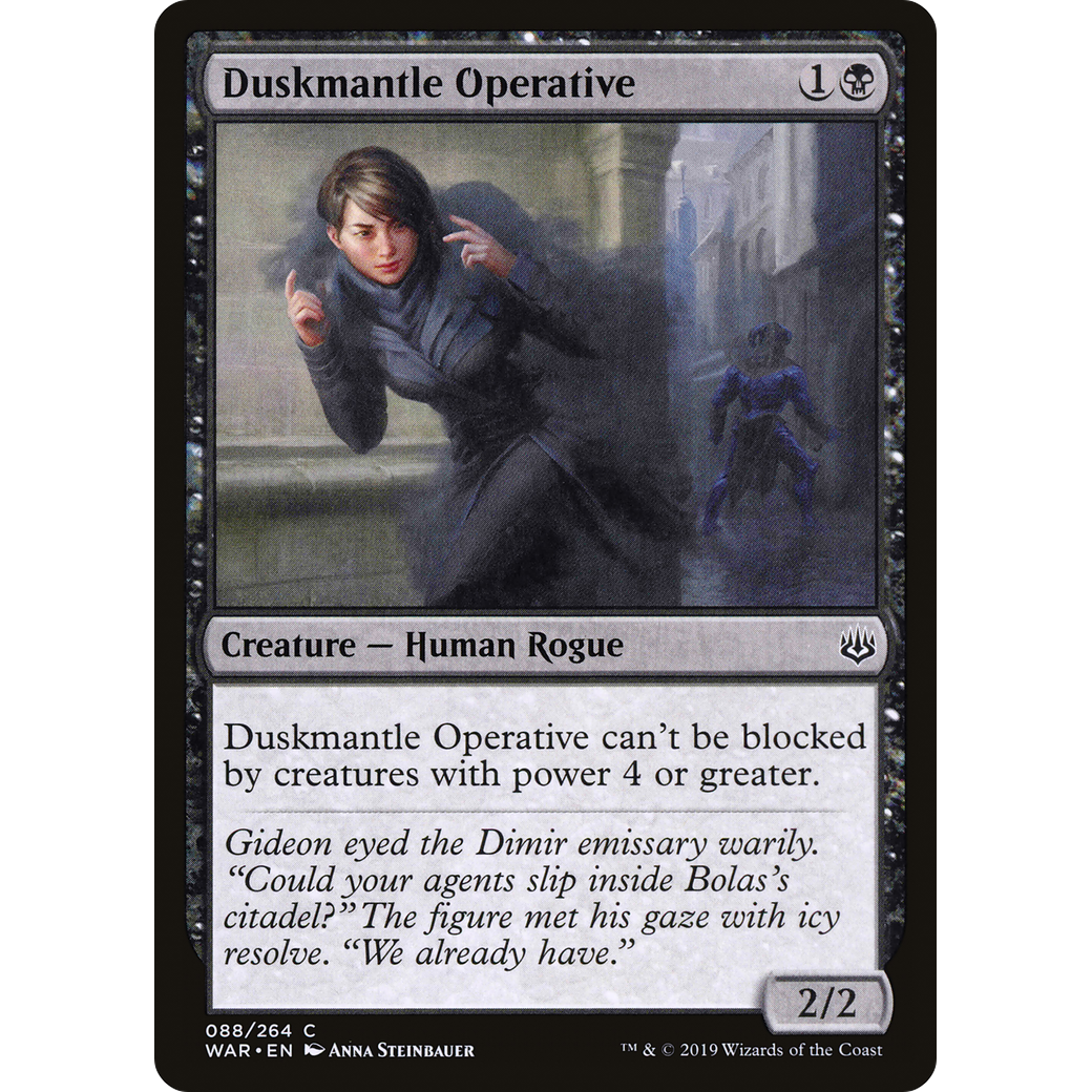 Duskmantle Operative (WAR-088) - War of the Spark Foil