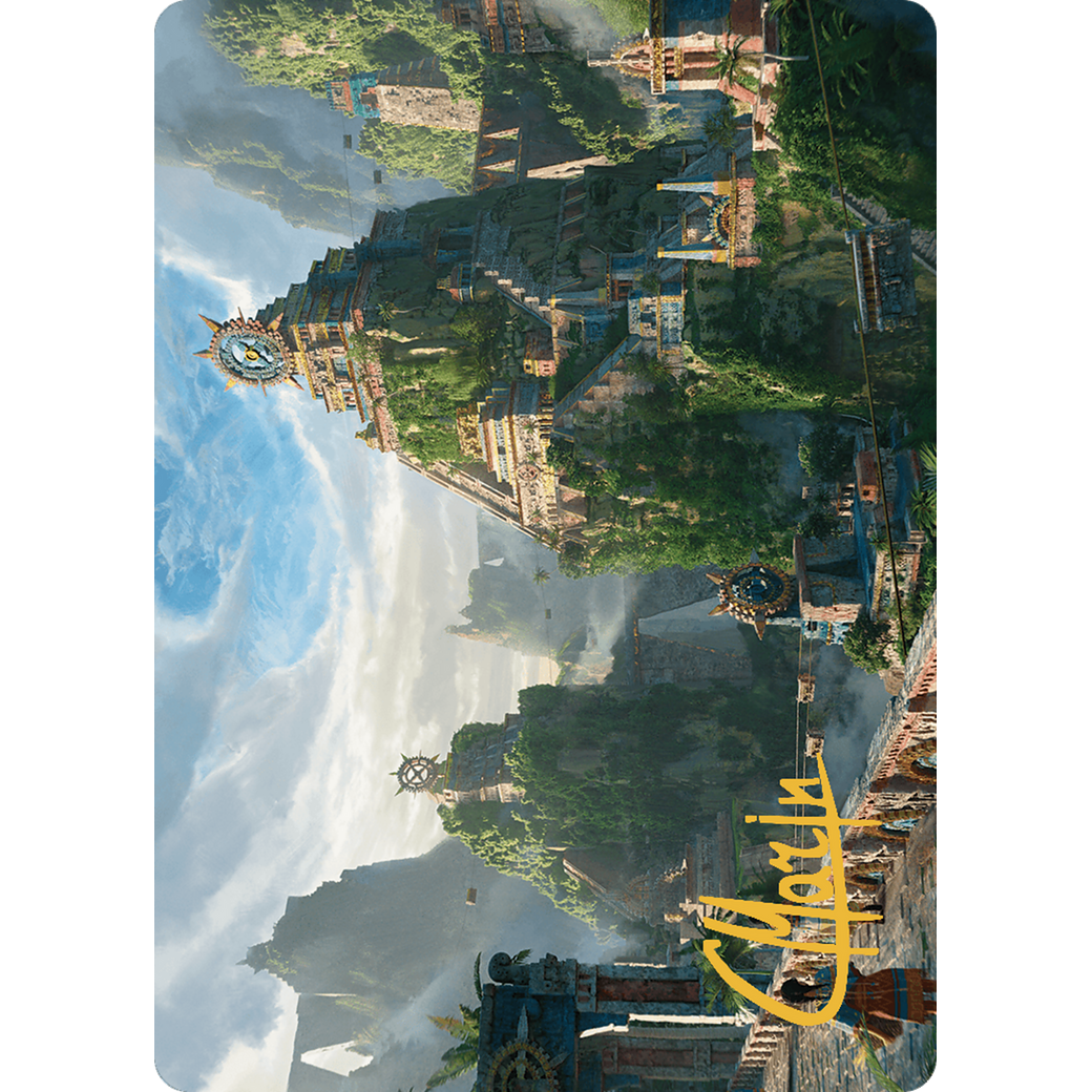 Clifftop Retreat // Clifftop Retreat (ALCI-081) - The Lost Caverns of Ixalan Art Series (Borderless) Foil