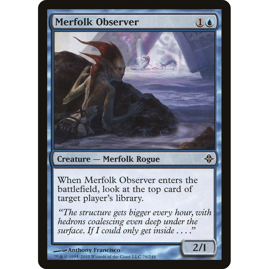 Merfolk Observer (ROE-076) - Rise of the Eldrazi Foil