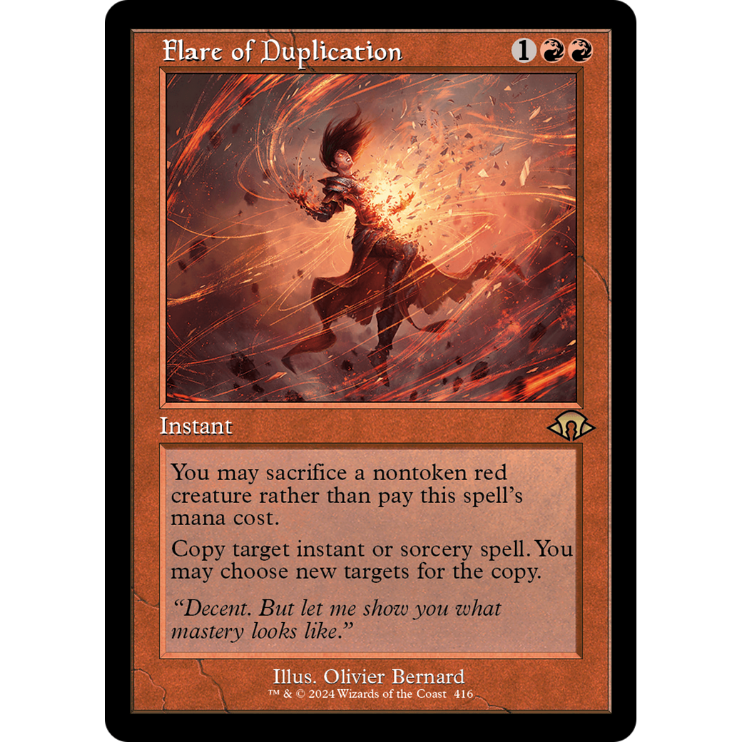 Flare of Duplication (MH3-416) - Modern Horizons 3 Foil