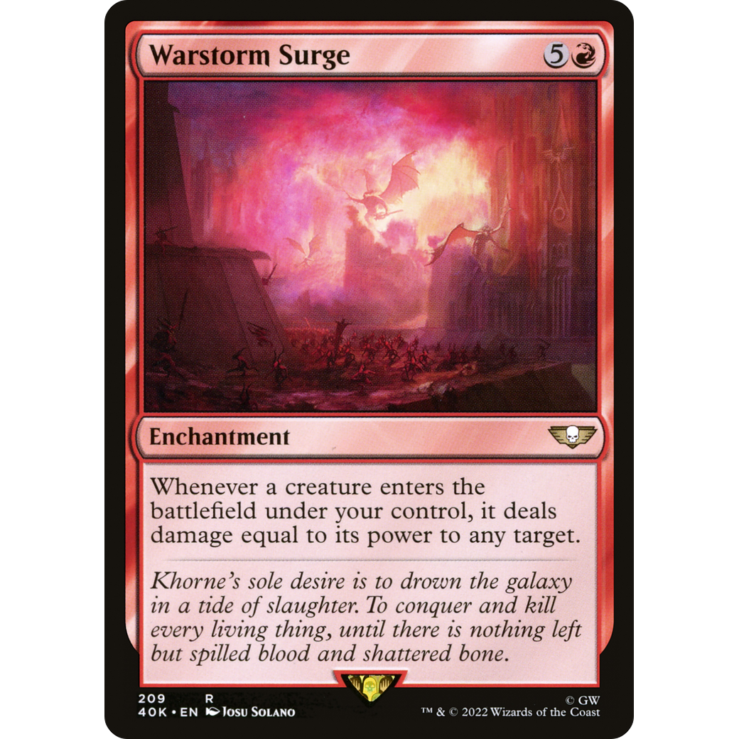 Warstorm Surge (40K-209) - Warhammer 40,000 Commander
