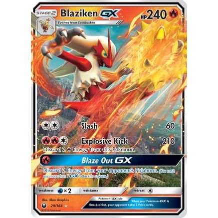 Blaziken GX 28/168 - SM Celestial Storm Holofoil