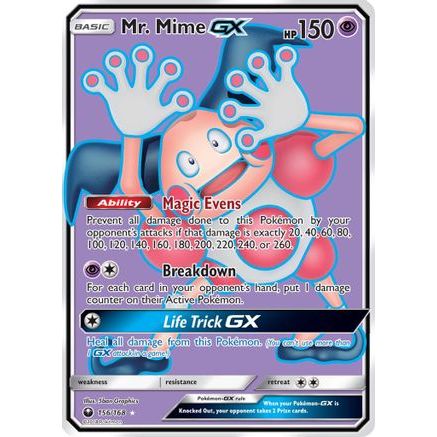 Mr. Mime GX (Full Art) 156/168 - SM Celestial Storm Holofoil