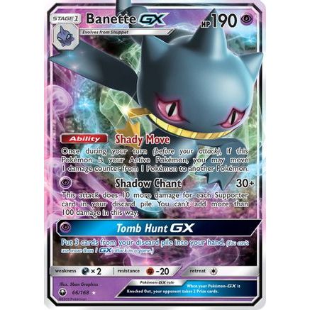 Banette GX 66/168 - SM Celestial Storm Holofoil
