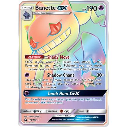 Banette GX (Secret) 174/168 - SM Celestial Storm Holofoil