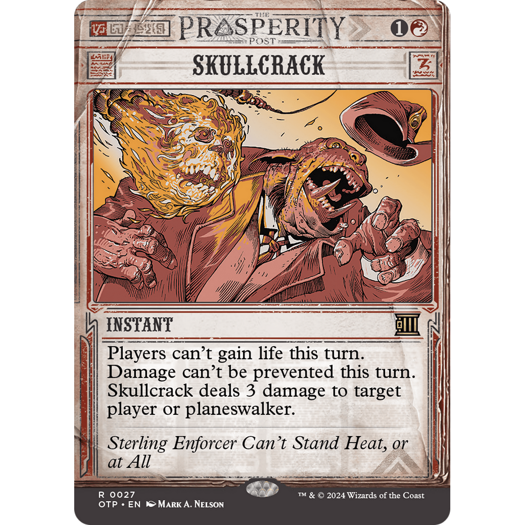 Skullcrack (OTP-027) - Breaking News: (Showcase) (Borderless)