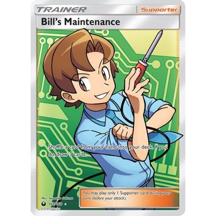 Bill's Maintenance (Full Art) 162/168 - SM Celestial Storm Holofoil