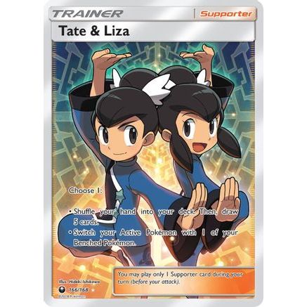 Tate & Liza (Full Art) 166/168 - SM Celestial Storm Holofoil