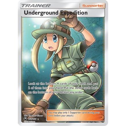 Underground Expedition (Full Art) 168/168 - SM Celestial Storm Holofoil