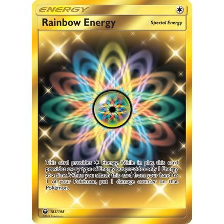 Rainbow Energy (Secret) 183/168 - SM Celestial Storm Holofoil