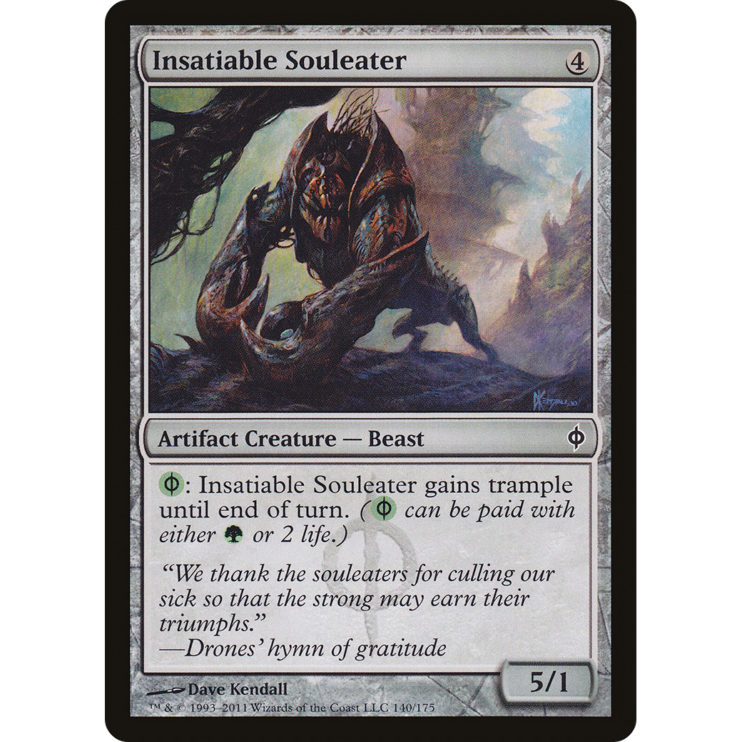 Insatiable Souleater (NPH-140) - New Phyrexia Foil