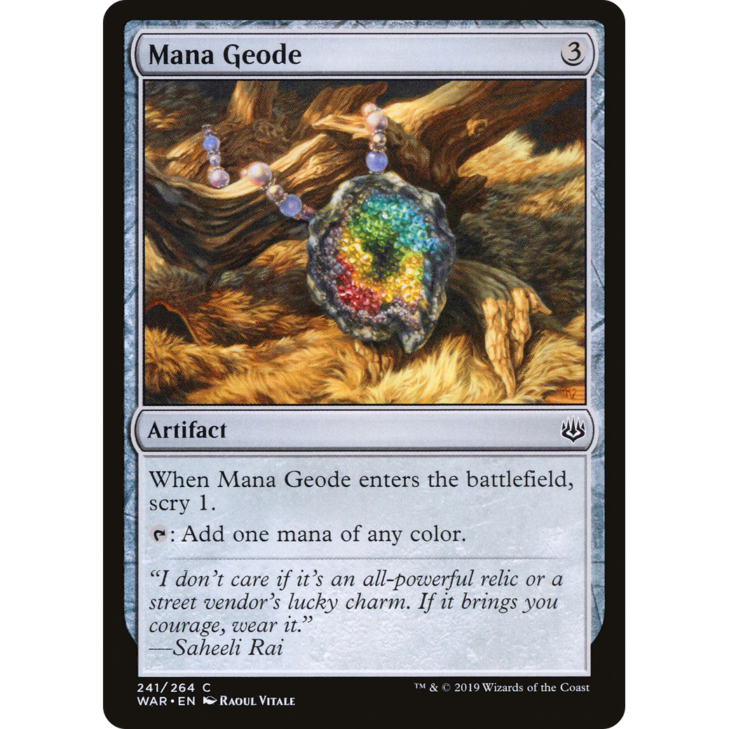 Mana Geode (WAR-241) - War of the Spark