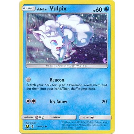 Alolan Vulpix - 21a/145 21a/145 - Alternate Art Promos Holofoil