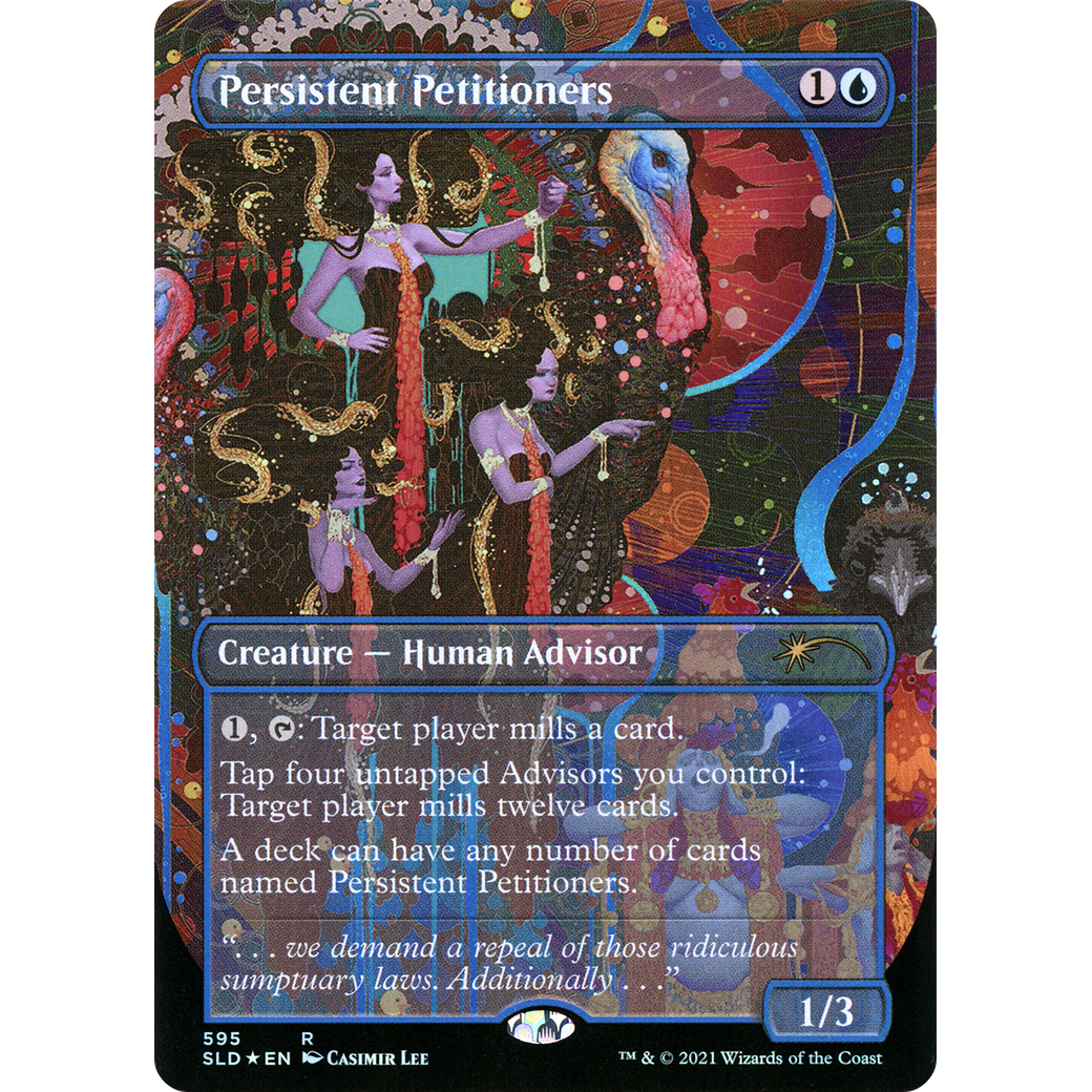 Persistent Petitioners (595) (SLD-595) - Secret Lair Drop (Borderless) Foil