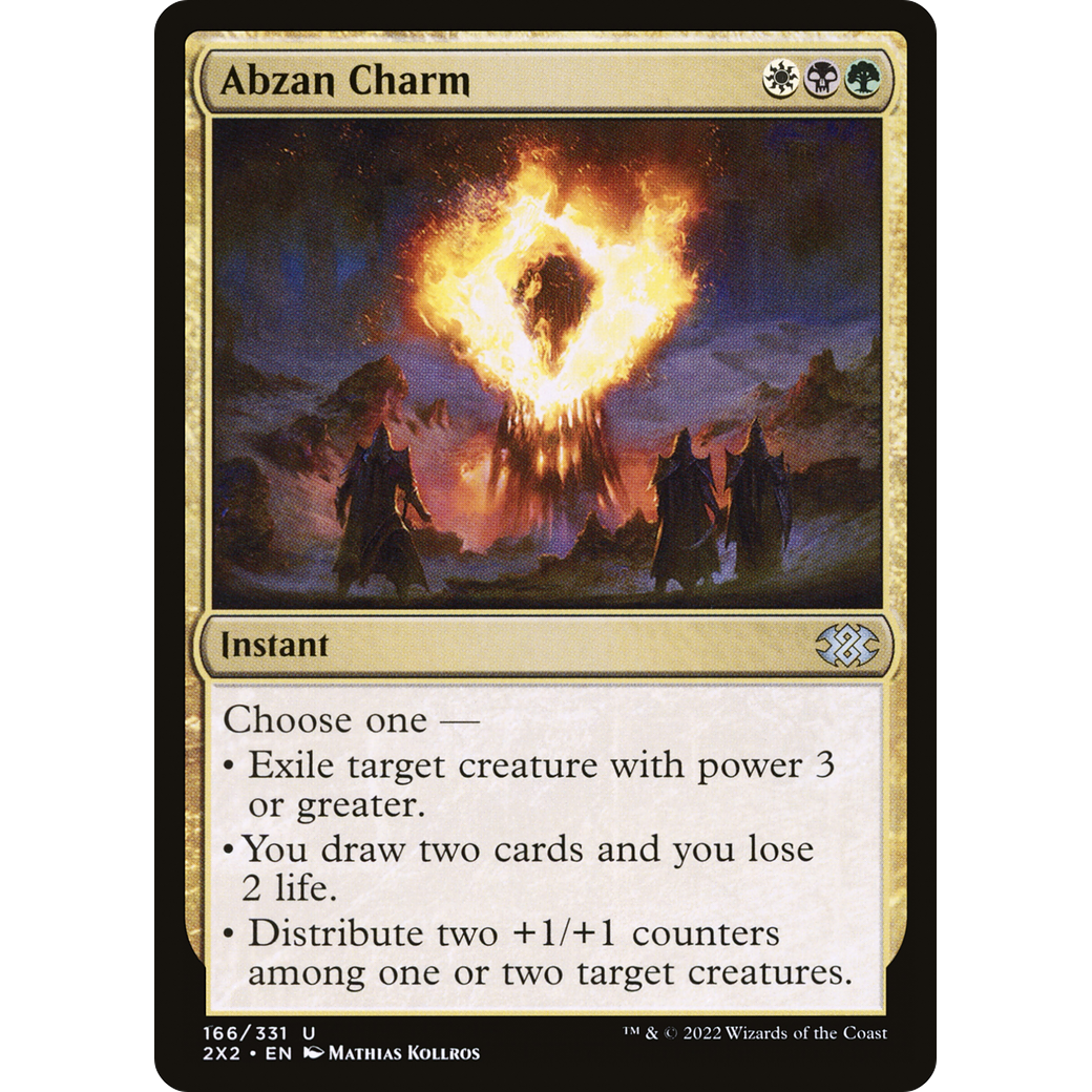 Abzan Charm (2X2-166) - Double Masters 2022 Foil