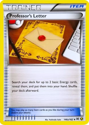 Professor's Letter - 146a/162 146a/162 - Alternate Art Promos