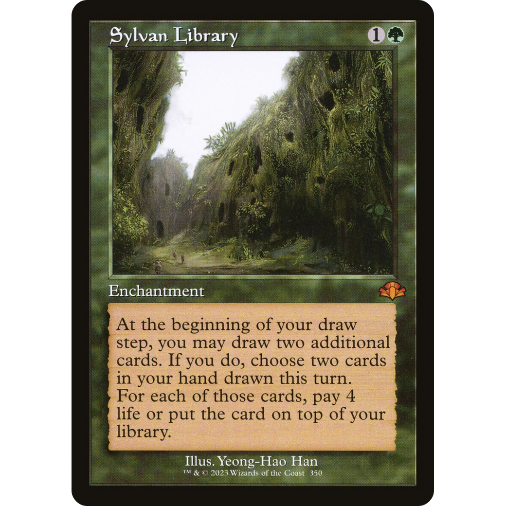 Sylvan Library (Retro Frame) (DMR-350) - Dominaria Remastered Foil