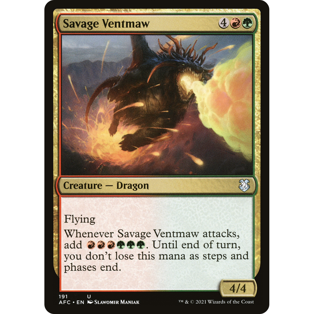 Savage Ventmaw (AFC-191) - Forgotten Realms Commander