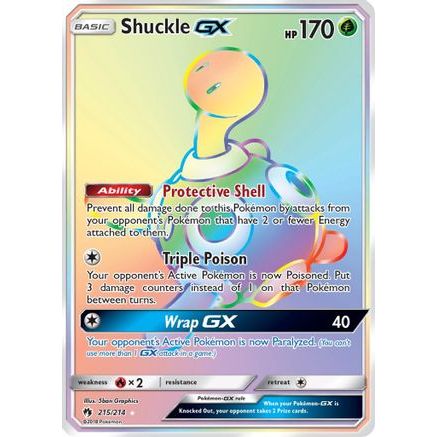 Shuckle GX (Secret) 215/214 - SM Lost Thunder Holofoil