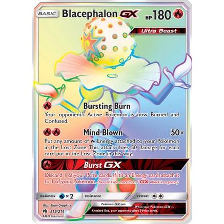 Blacephalon GX (Secret) 219/214 - SM Lost Thunder Holofoil