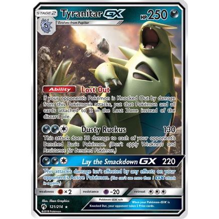 Tyranitar GX 121/214 - SM Lost Thunder Holofoil
