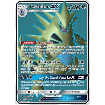 Tyranitar GX (Full Art) 203/214 - SM Lost Thunder Holofoil