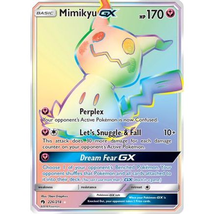 Mimikyu GX (Secret) 226/214 - SM Lost Thunder Holofoil