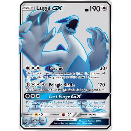 Lugia GX (Full Art) 207/214 - SM Lost Thunder Holofoil