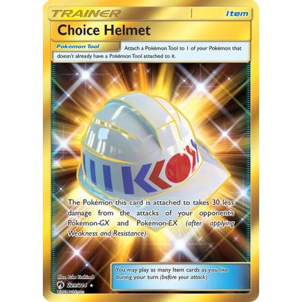 Choice Helmet (Secret) 229/214 - SM Lost Thunder Holofoil