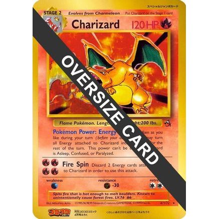 Charizard - 4/102 (CoroCoro Promo) 4 - Jumbo Cards Holofoil