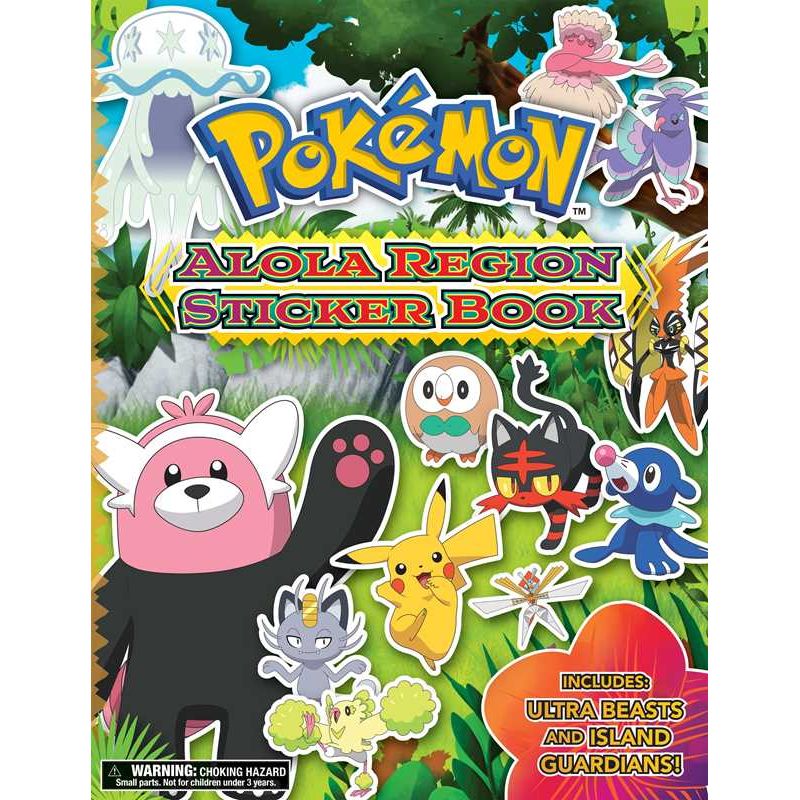 Pokémon Alola Region Sticker Book by The Pokemon Company International: Paperback; 136 pages / English