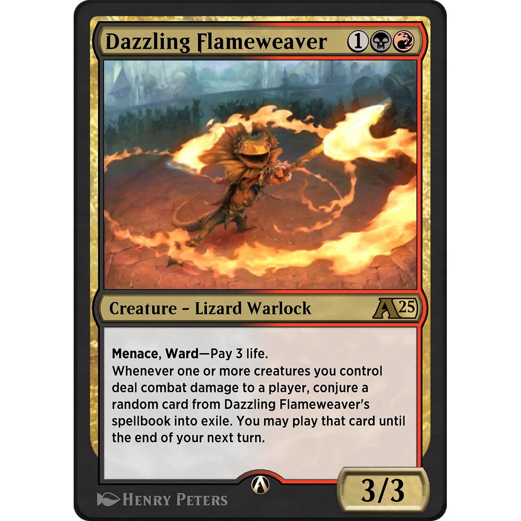 Dazzling Flameweaver (YBLB-023) - Alchemy: Bloomburrow