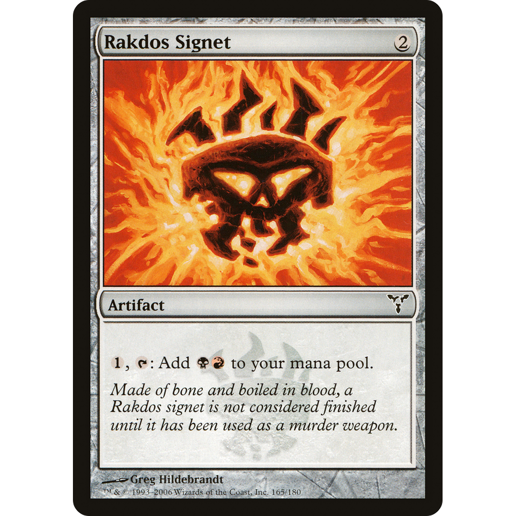 Rakdos Signet (DIS-165) - Dissension Foil