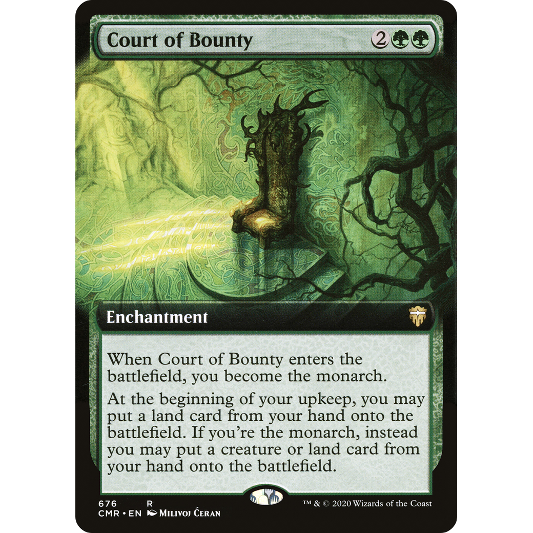 Court of Bounty (Extended Art) (CMR-676) - Commander Legends: (Extended Art)