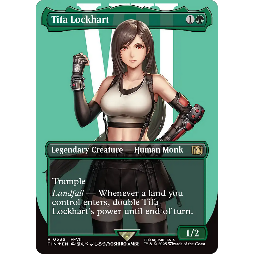 Tifa Lockhart (FIN-536) - FINAL FANTASY (Borderless) Foil