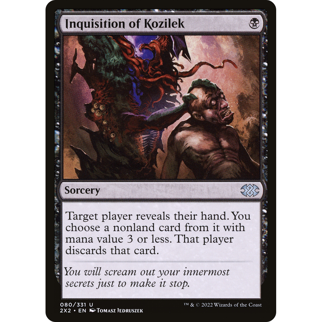 Inquisition of Kozilek (2X2-080) - Double Masters 2022 Foil