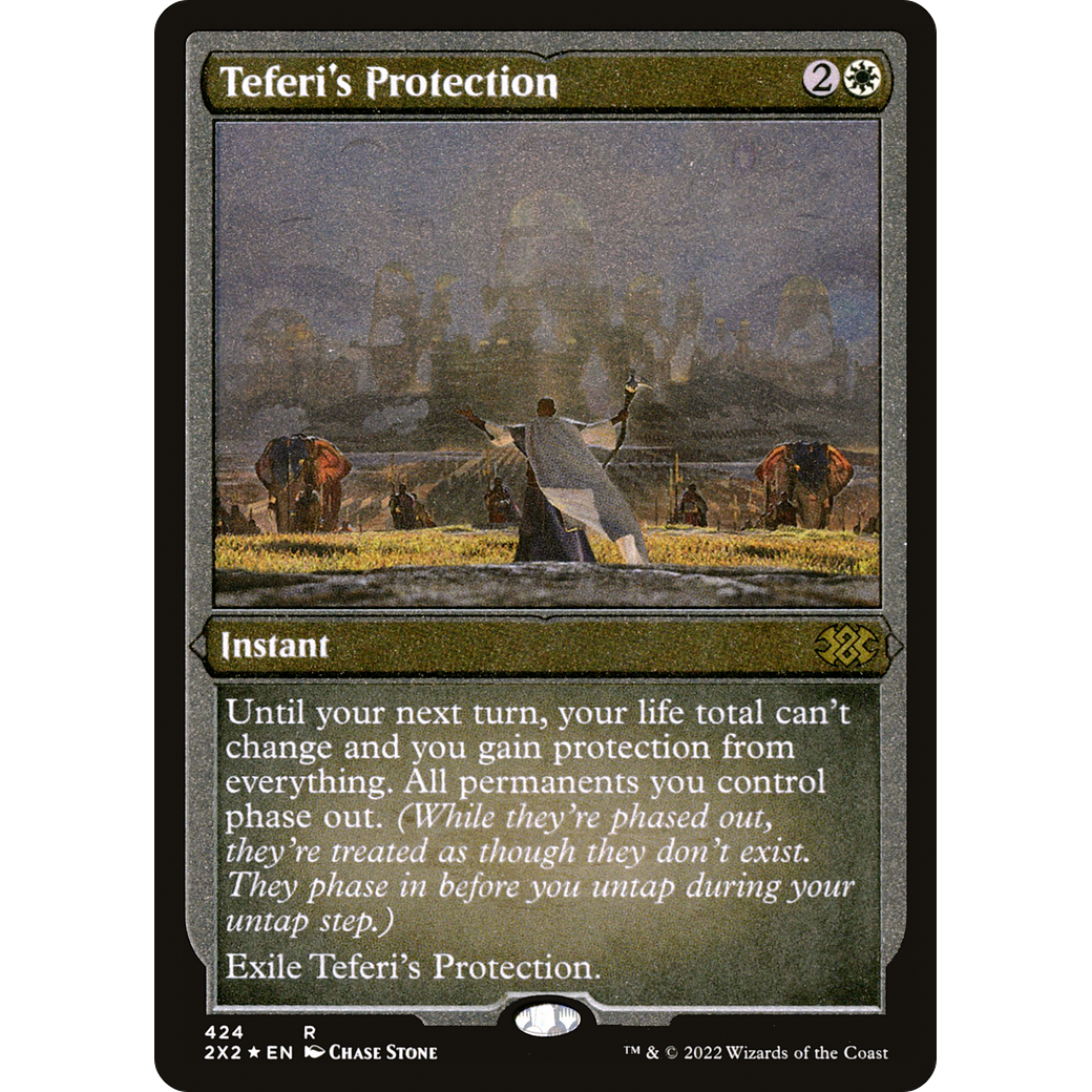 Teferi's Protection (Foil Etched) (2X2-424) - Double Masters 2022 Foil