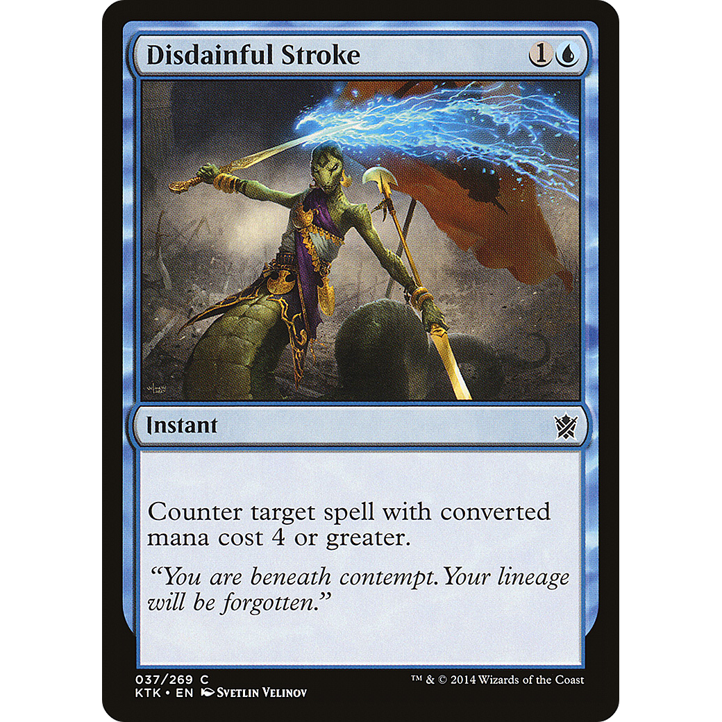 Disdainful Stroke (KTK-037) - Khans of Tarkir Foil