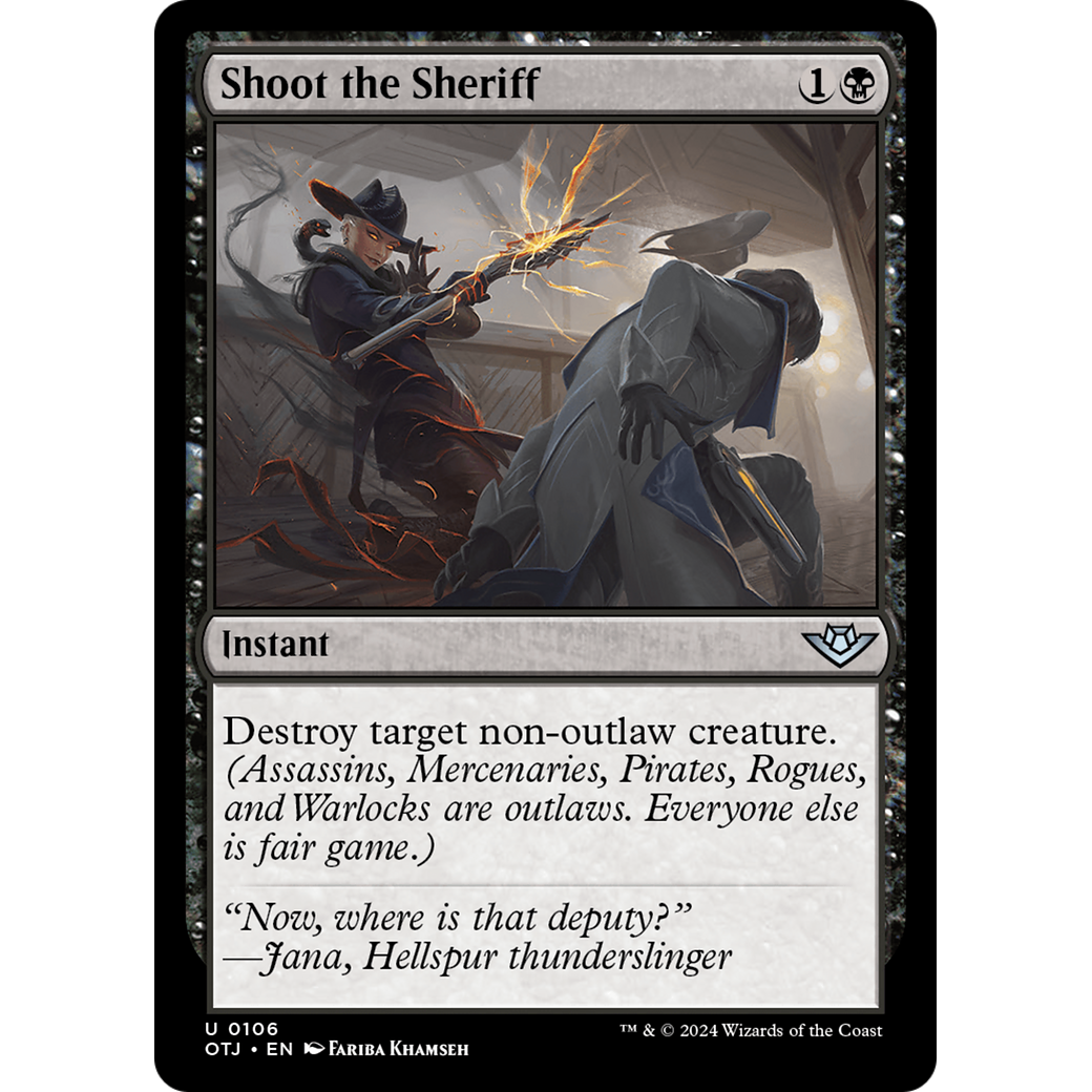 Shoot the Sheriff (OTJ-106) - Outlaws of Thunder Junction