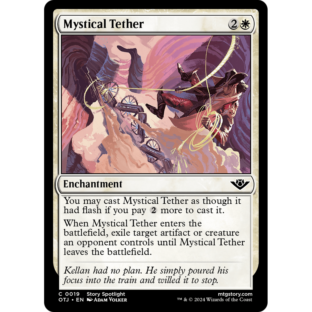 Mystical Tether (OTJ-019) - Outlaws of Thunder Junction Foil