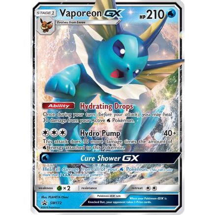 Vaporeon GX - SM172 SM172/248 - SM Promos Holofoil
