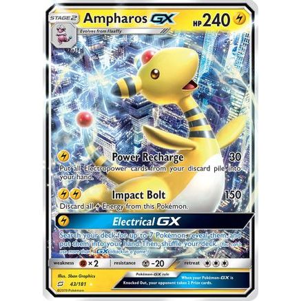 Ampharos GX 43/181 - SM Team Up Holofoil