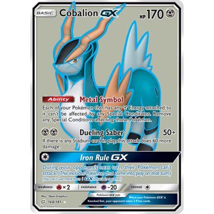 Cobalion GX (Full Art) 168/181 - SM Team Up Holofoil